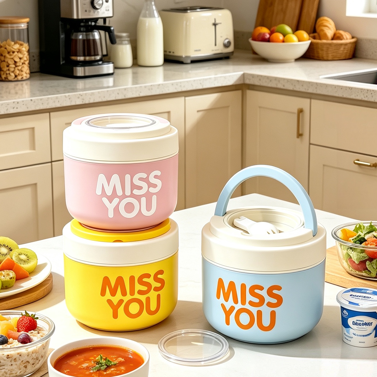 Food Storage Meals - Copo Térmico de Aço Inoxidável 304