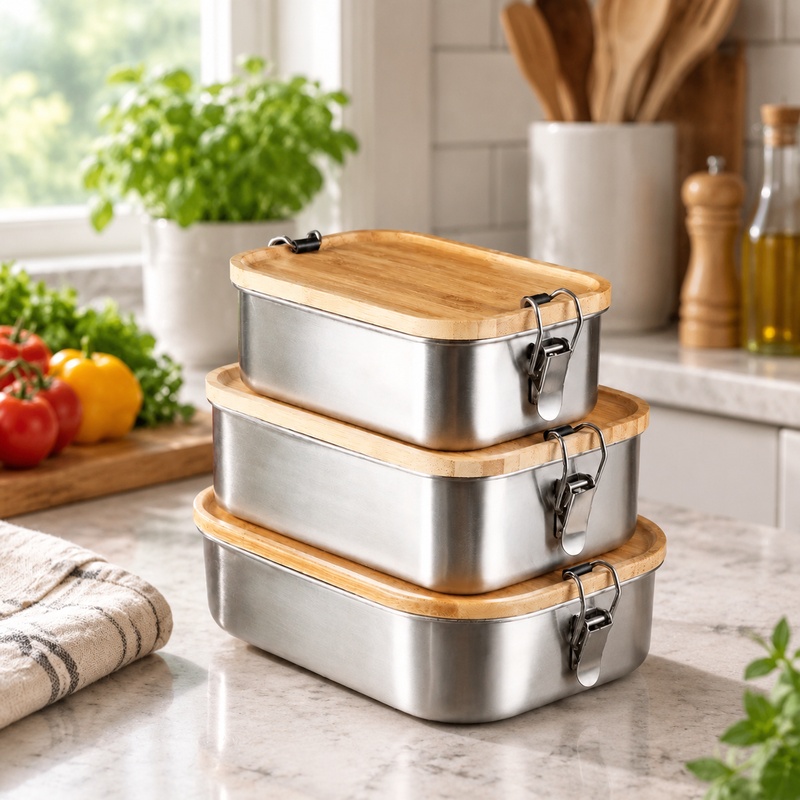 Marmita Durável de Aço Inoxidá - Food Storage Meals avaliação e preço