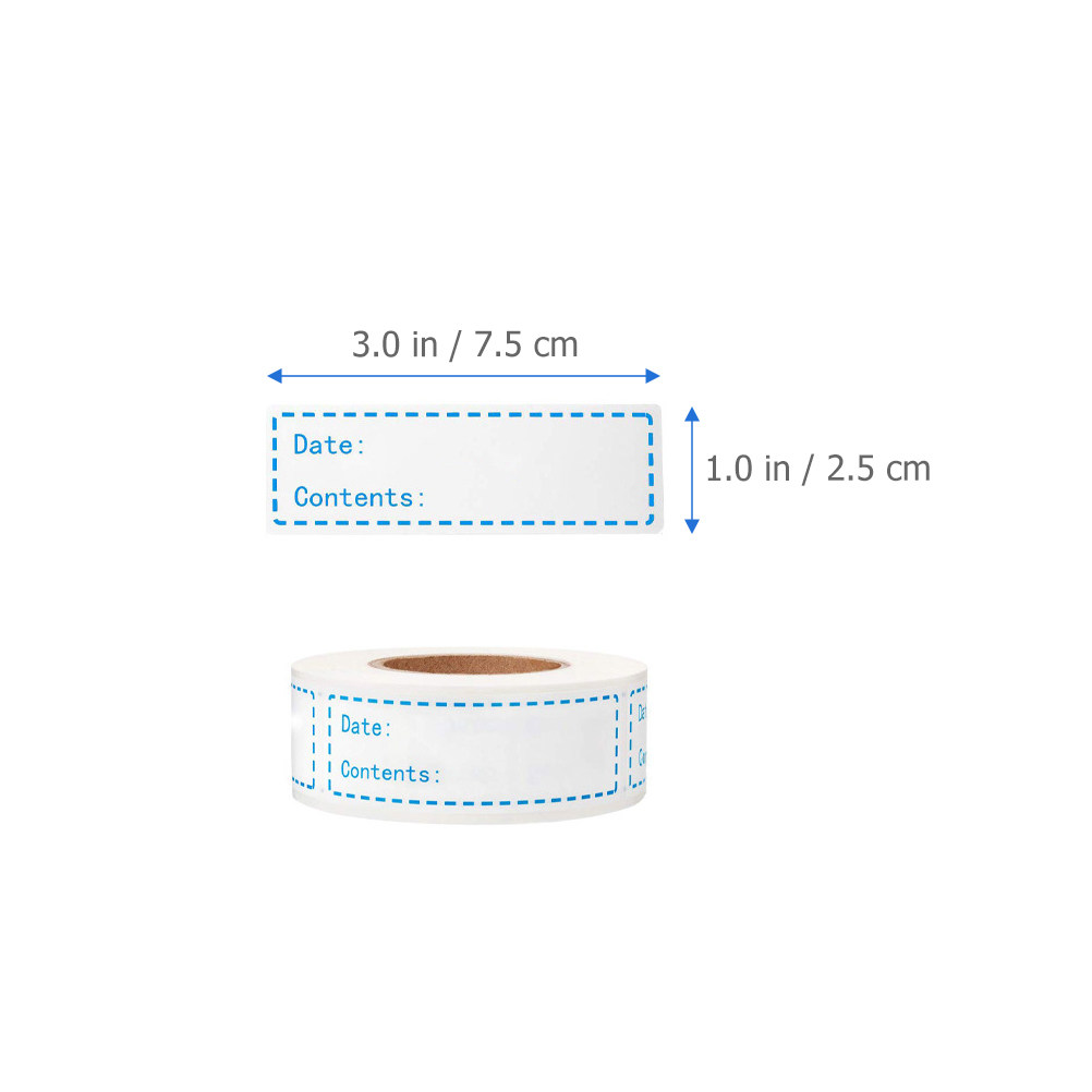 2 rolos de etiquetas adesivas  - Food Storage Labels avaliação e preço