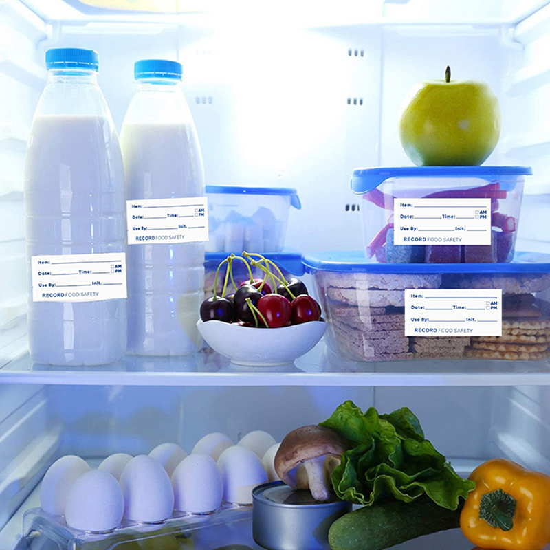 Novo # 500 unidades/rolo, auto - Food Storage Labels avaliação e preço